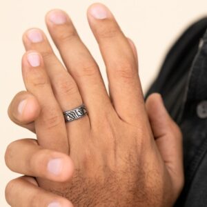 The Explorer Tantalum & Titanium Ring, Alaska Mint