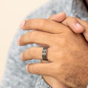 The 9mm Tantalum & Titanium Ring, Alaska Mint