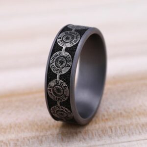 The 9mm Tantalum & Titanium Ring, Alaska Mint