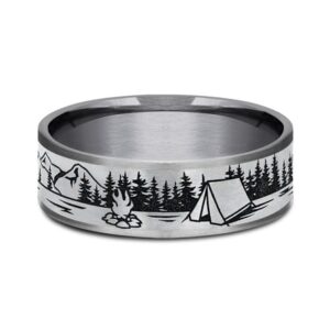 The Camper Tantalum & Titanium Ring, Alaska Mint