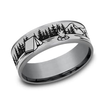 The Camper Tantalum & Titanium Ring, Alaska Mint