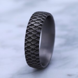 The Angler Grey Tantalum Ring, Alaska Mint