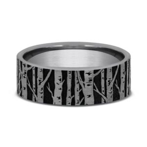 The Birch Grey Tantalum Ring, Alaska Mint
