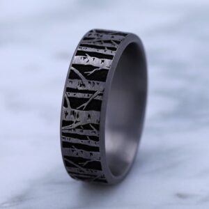 The Birch Grey Tantalum Ring, Alaska Mint