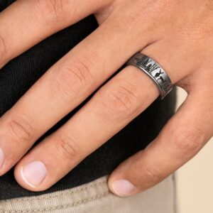 The Whitetail Grey Tantalum Ring, Alaska Mint