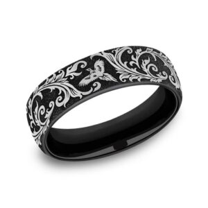 The Pheasant Titanium Ring, Alaska Mint