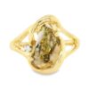 Ladies Gold Quartz & Diamond Ring, Alaska Mint