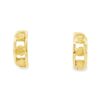 Hoop Gold Nugget Earrings, Alaska Mint