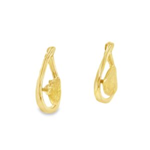 Gold Nugget Stud Earrings, Alaska Mint