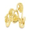 Ladies 14k Gold Nugget Ring, Alaska Mint