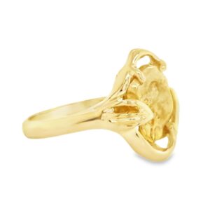 14k Ladies Gold Nugget Ring, Alaska Mint