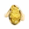 Gold Nugget Ladies Ring, Alaska Mint