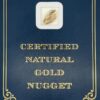 2.5 Gram Natural Gold Nugget from Moose Creek Alaska, Alaska Mint