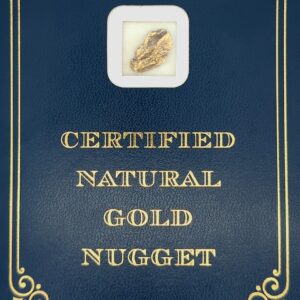 2.5 Gram Natural Gold Nugget from Moose Creek Alaska, Alaska Mint