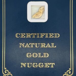 3.5 Gram Natural Gold Nugget from Chicken Alaska, Alaska Mint