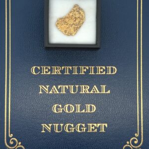 5.1 Gram Natural Gold Nugget from Moose Creek Alaska, Alaska Mint