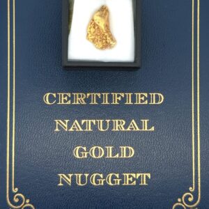 7.3 Gram Natural Gold Nugget from Moose Creek, Alaska, Alaska Mint
