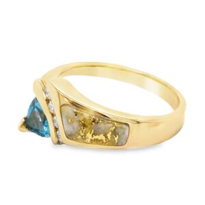 This gold quartz ring is one to add to your jewelry collection