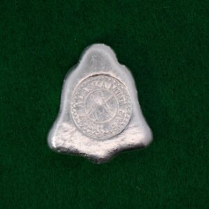 2 oz. Silver Hand-Poured Christmas Bell