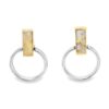 Look at these 2-Tone Gold Quartz Earrings from the Alaska Mint. They are a great gift for you or for someone special