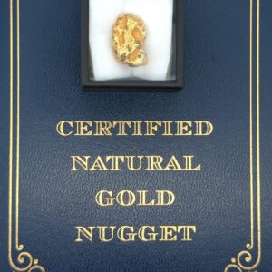 This 12.2 gram natural Alaskan gold nugget is a remarkable piece to remember the great Alaska outdoors
