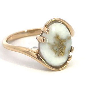 Gold Quartz Ladies Ring RL994Q