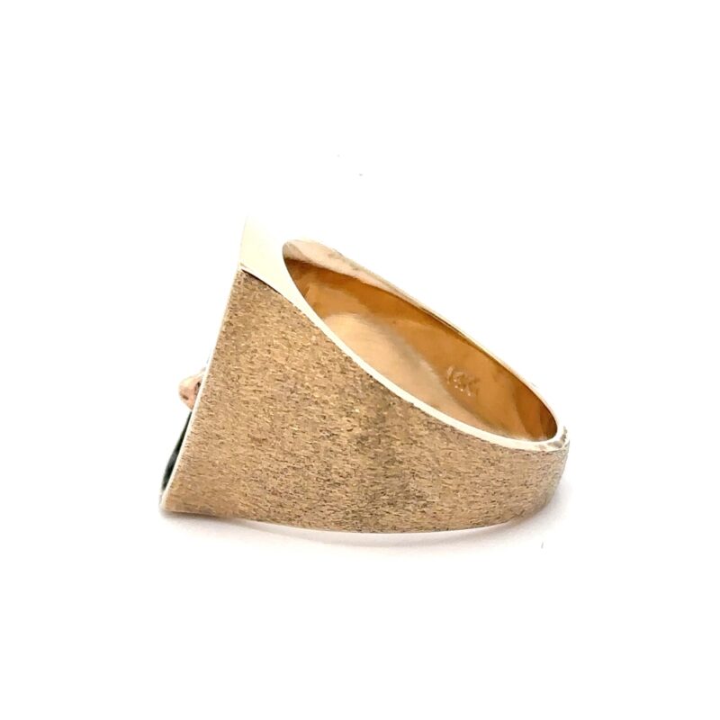 Estate Men's Elk Ring - Image 4