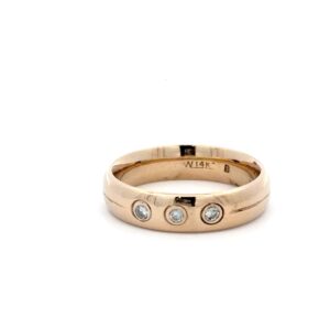 Estate Men's Ring with Diamonds