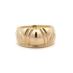 Estate Lady's Carved 14k Band