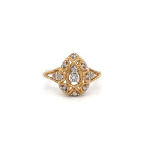 Estate Ladies Diamond 14k Ring