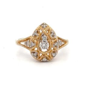 Estate Lady's Diamond 14k Ring