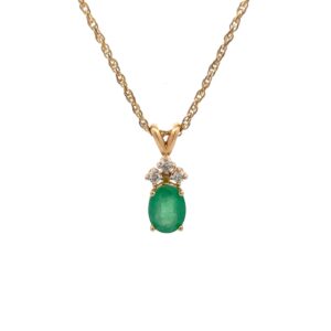 Estate Emerald Pendant
