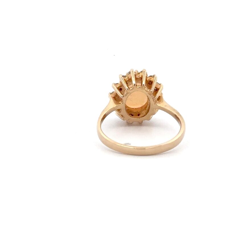 Estate Opal & Diamond Ring - Image 4