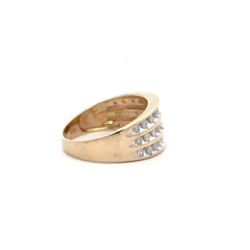 Estate Ladies 10k .50 Diamond Ring - Image 3