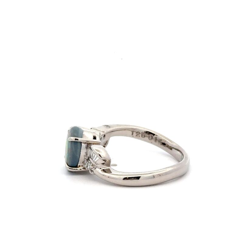 Estate Platinum & Opal Ring - Image 3