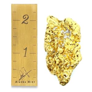 123.7 Gram Natural Gold Nugget Mined in Alaska