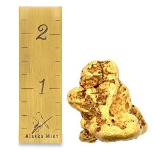 197.8 Gram Natural Gold Nugget Mined in the Yukon