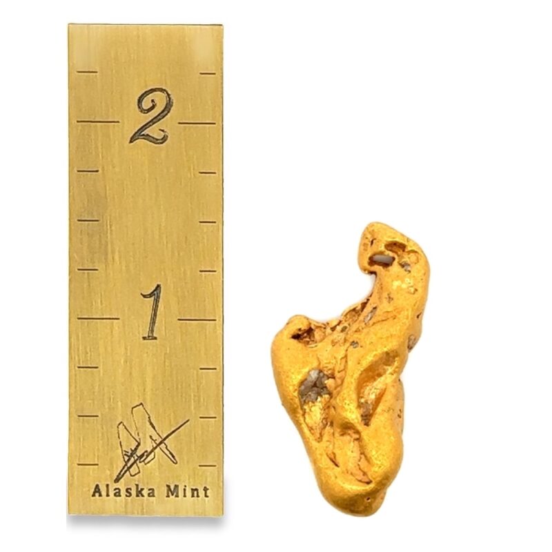 34.7 Gram Natural Gold Nugget from the Brooks Range, Alaska