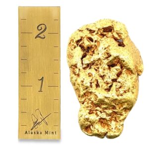 106.3 Gram Natural Gold Nugget from McCarthy, Alaska