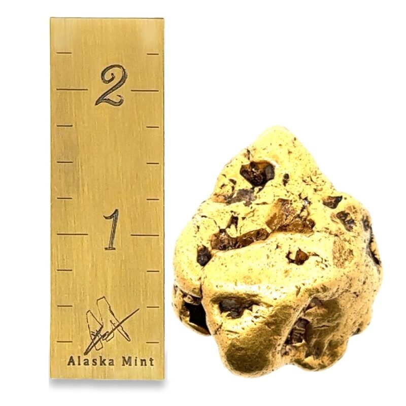 177.4 Gram Natural Gold Nugget from Chandalar, Alaska