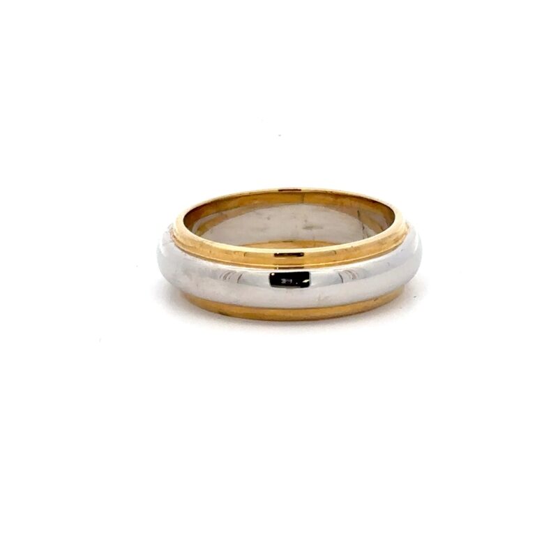 Estate Men's Two-Toned Ring - Image 2