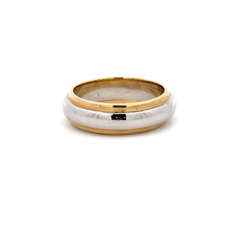 Estate Men's Two-Toned Ring - Image 3