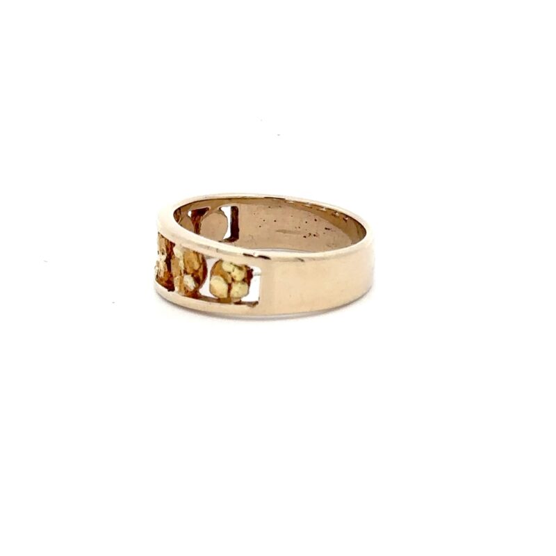 Estate Men's Nugget Ring - Image 2