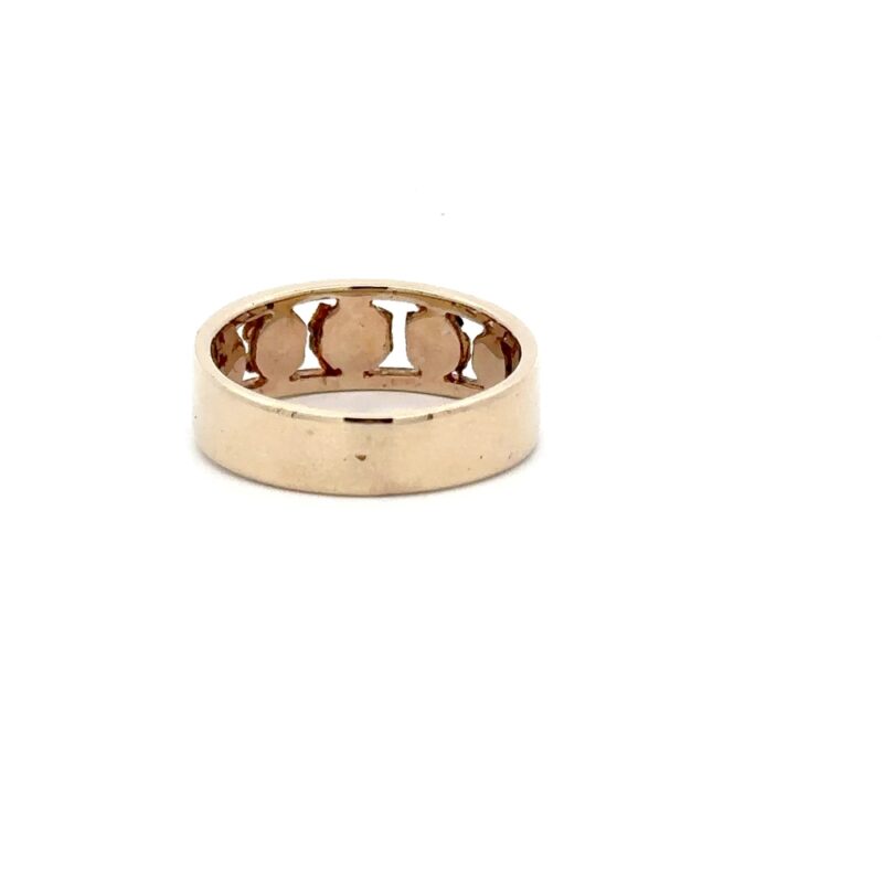 Estate Men's Nugget Ring - Image 4