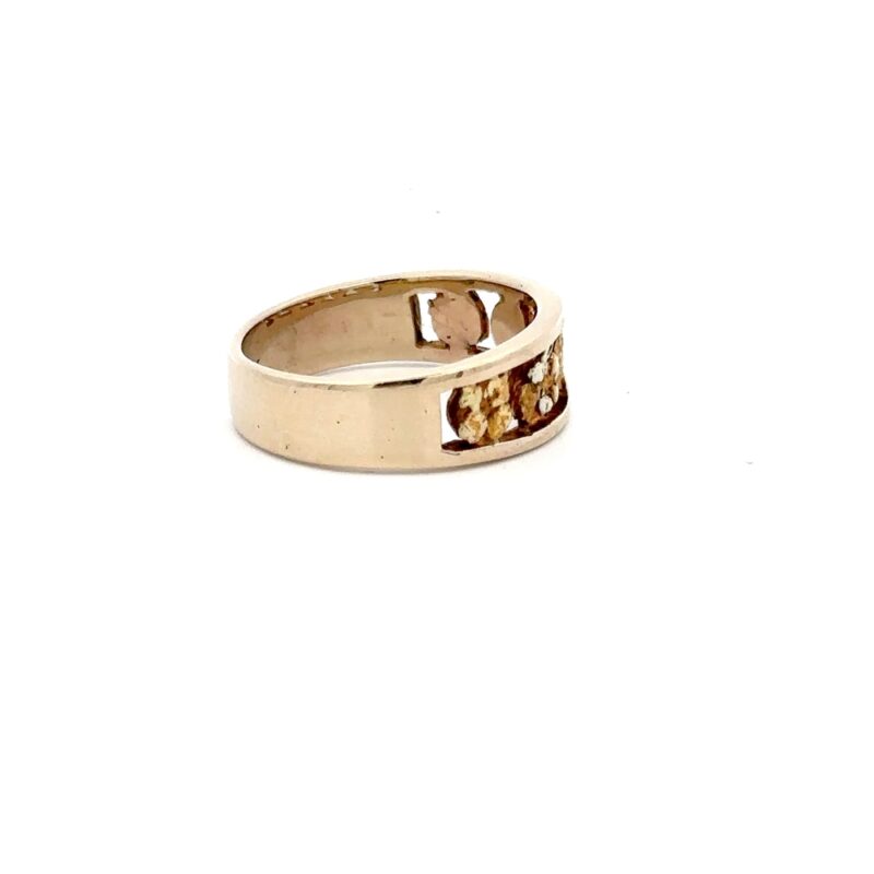 Estate Men's Nugget Ring - Image 3