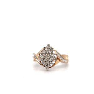 Estate Diamond Cluster Ring
