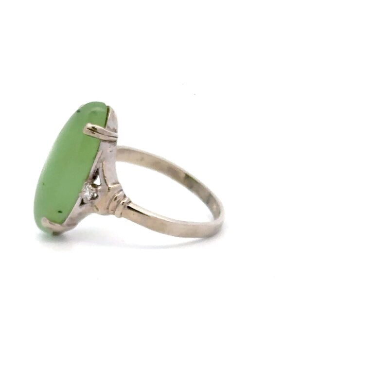 Estate Jade Ring - Image 2