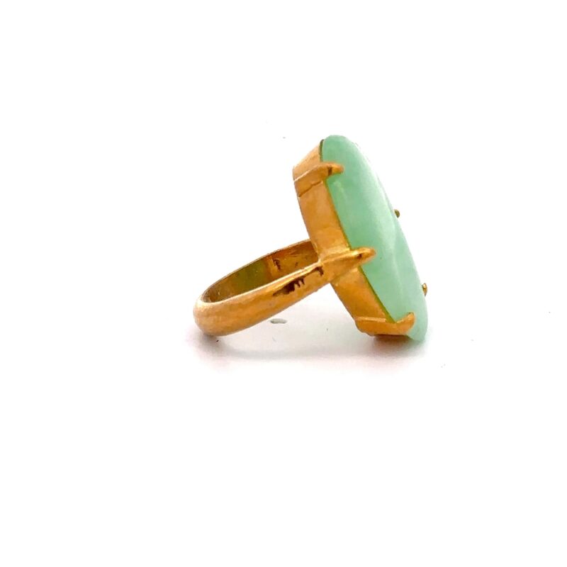 Estate 24k Pinky Ring - Image 4