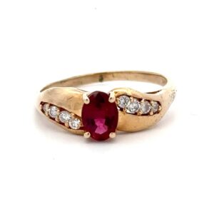 Estate Pink Tourmaline Ring