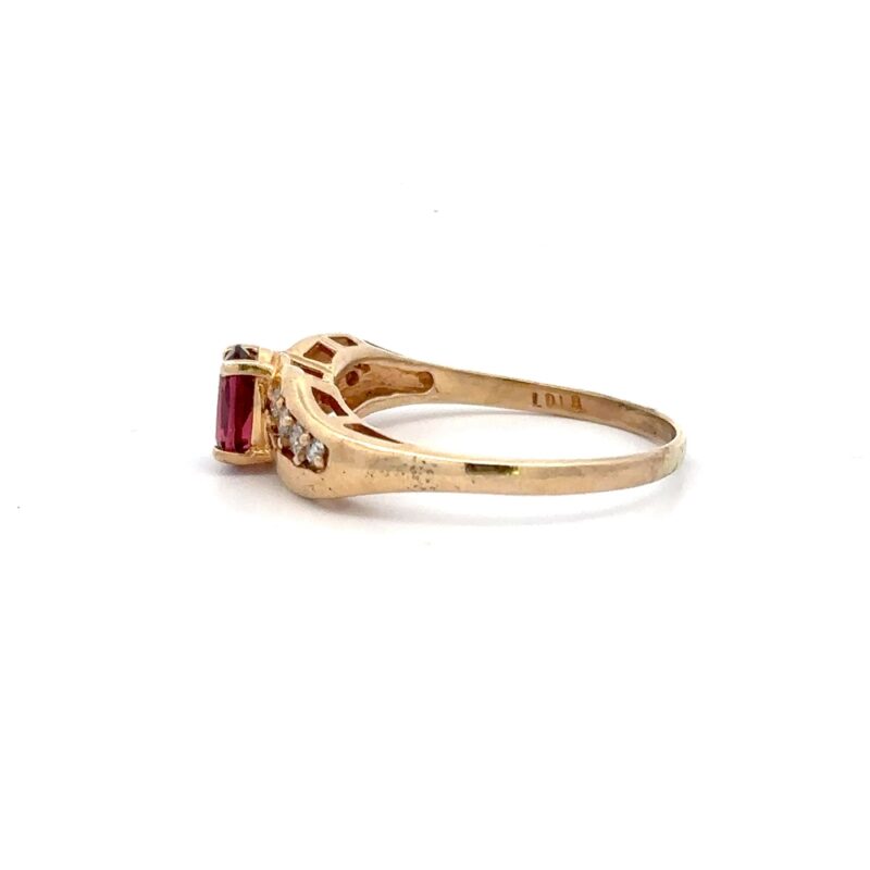 Estate Pink Tourmaline Ring - Image 2